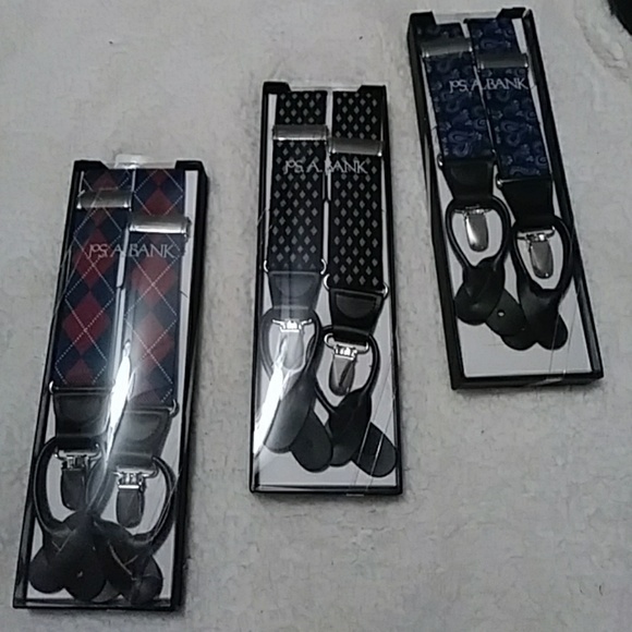 2 pairs BUNDLED suspenders - Picture 1 of 2